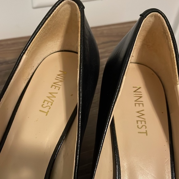 Nine West Women’s Shoes Black Size 7 Low Heels Pointed Toe - Picture 7 of 8